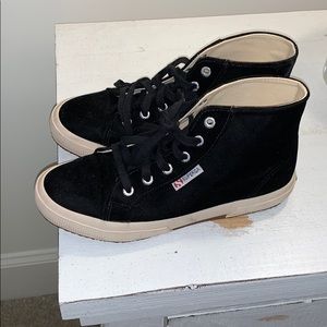 Superga Velvet Sneakers- WORN ONCE